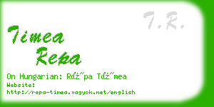 timea repa business card